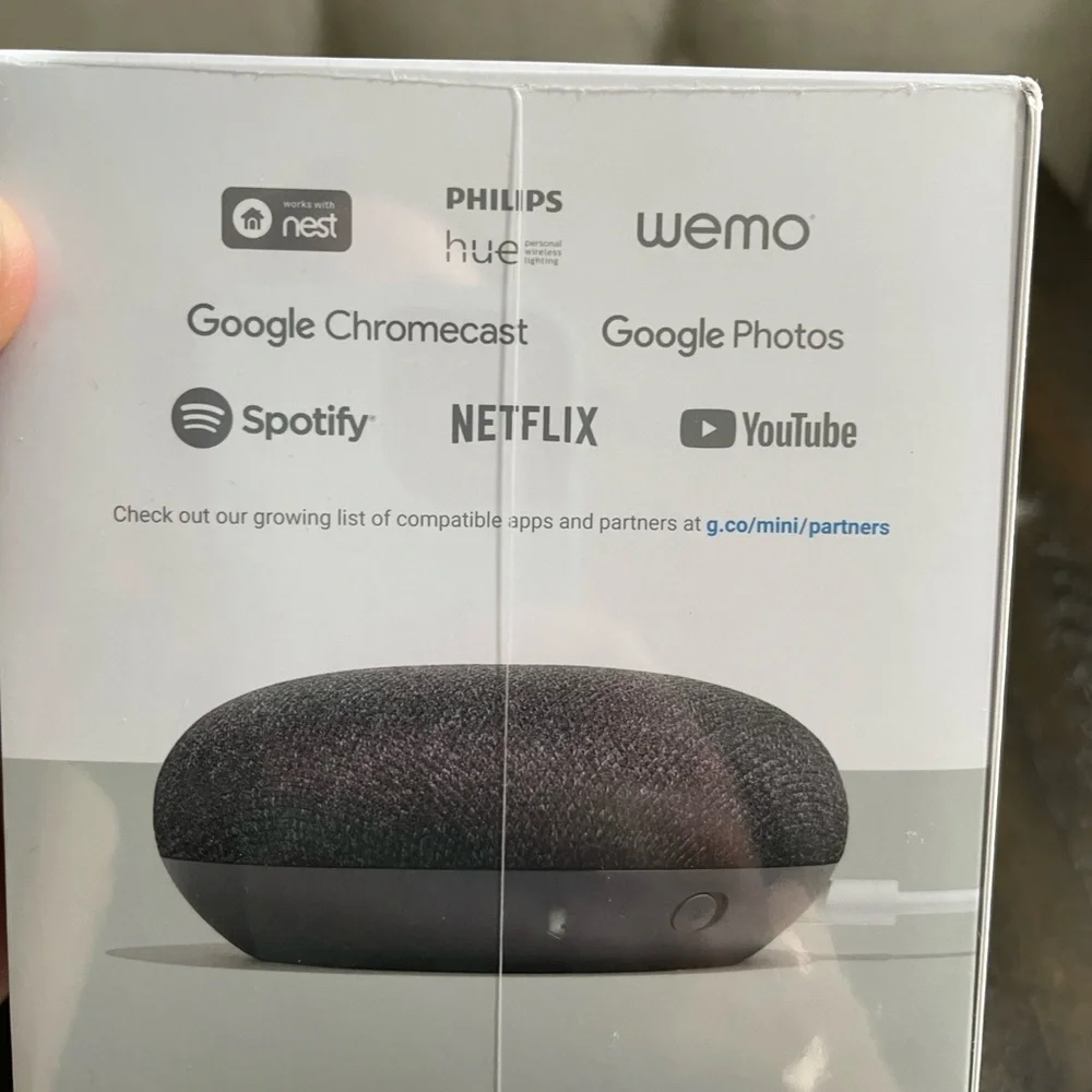New, never opened Google Home Mini